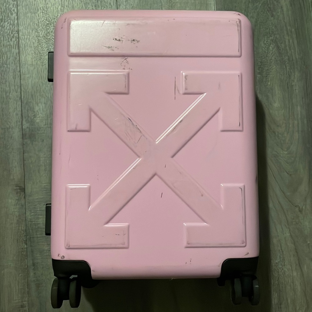 Off-white suitcase